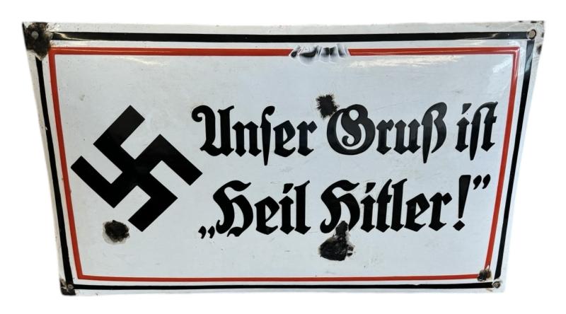 Third Reich Enamel Shield