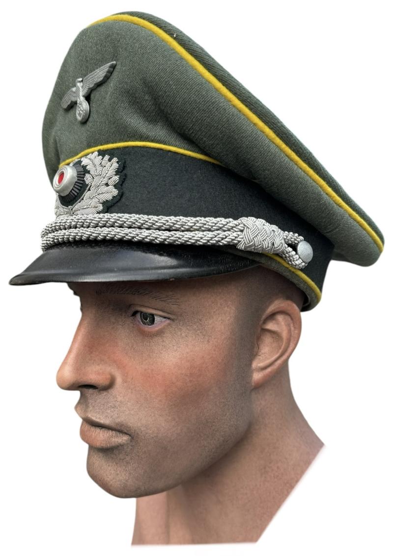 Wehrmacht Nachrichten Officers Visor Cap