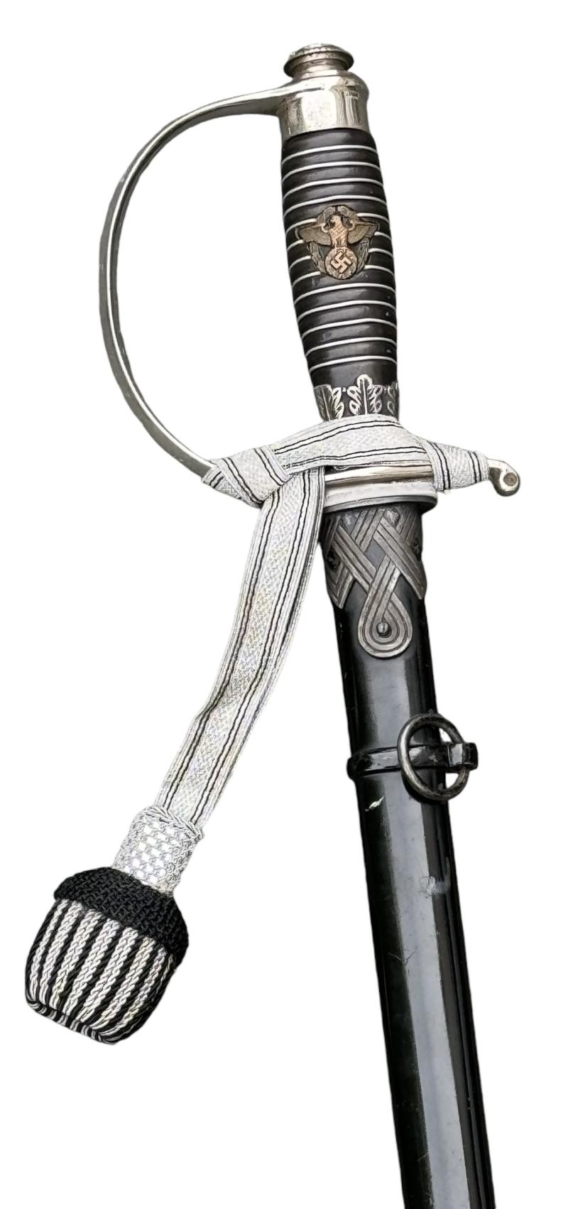 Polizei Officers Sword (SS Marked)