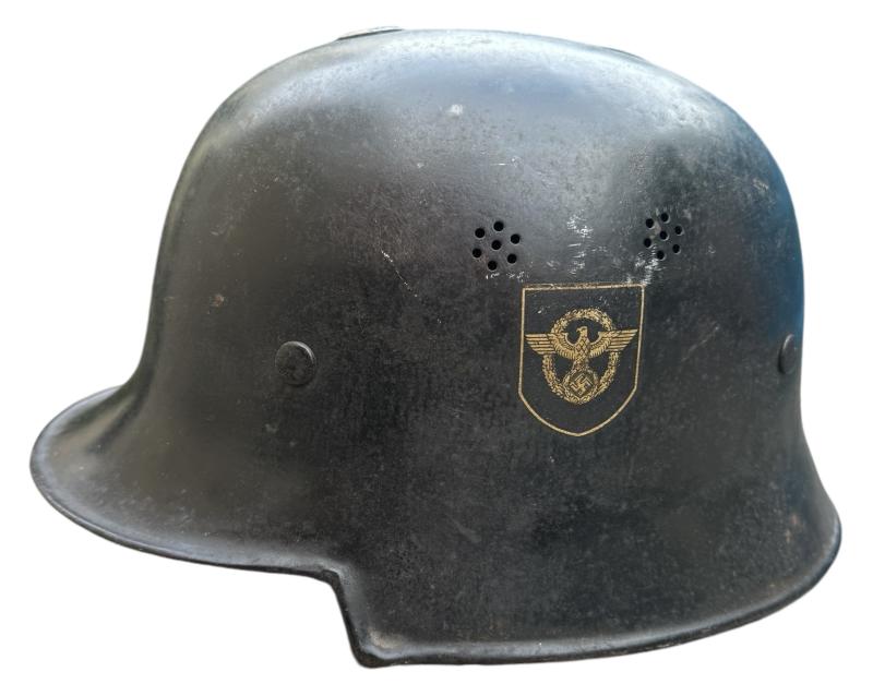 Third Reich Feuerschutz Polizei M34 DD Helmet