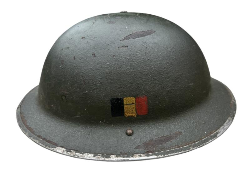 Belgium WW2 Brodie Helmet Brigade Piron