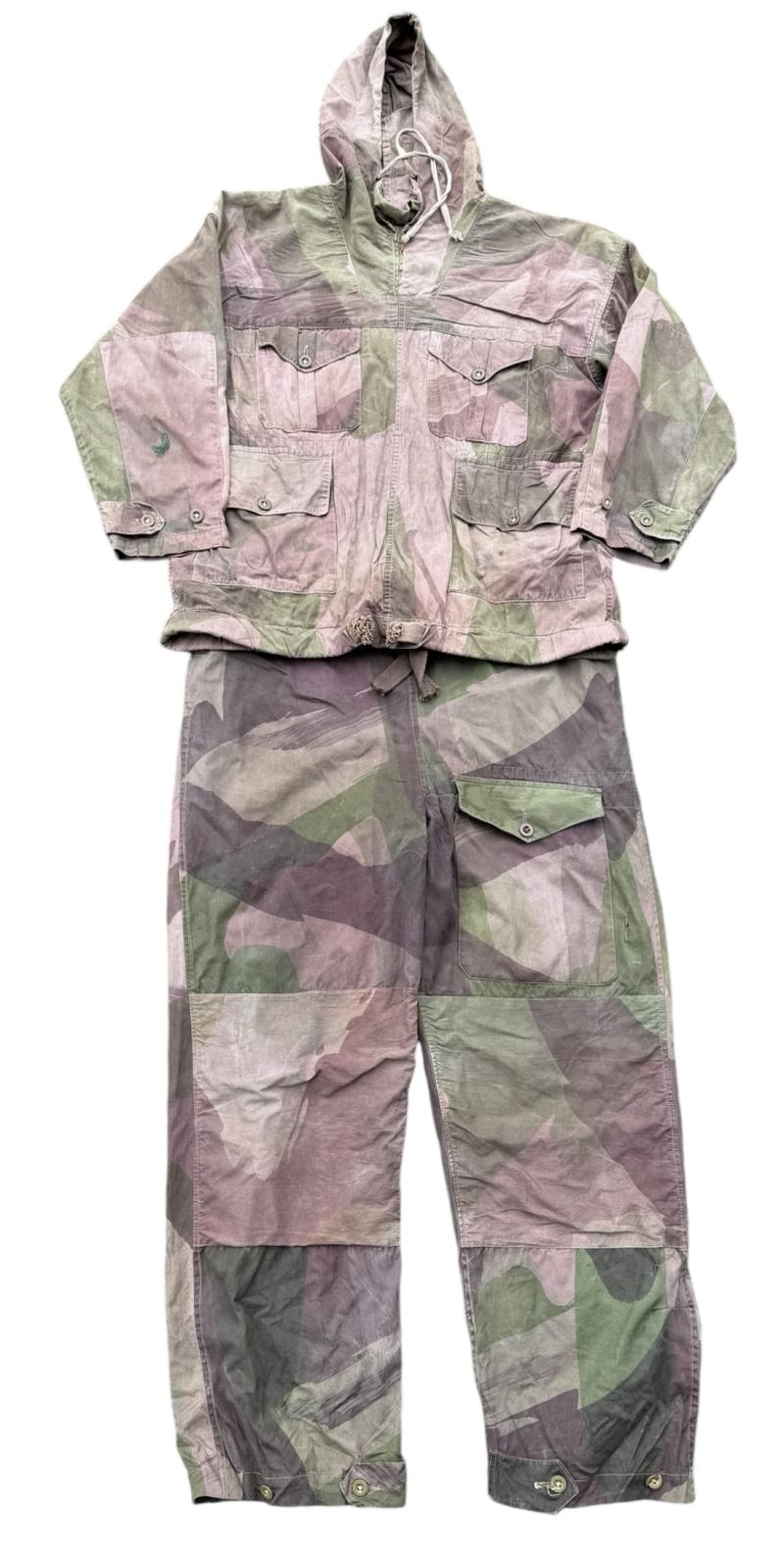 British WW2 Windproof Camo Smock en Trousers