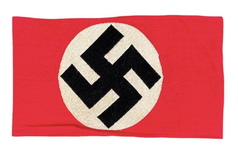 SA/NSDAP Armband with woven Swastika