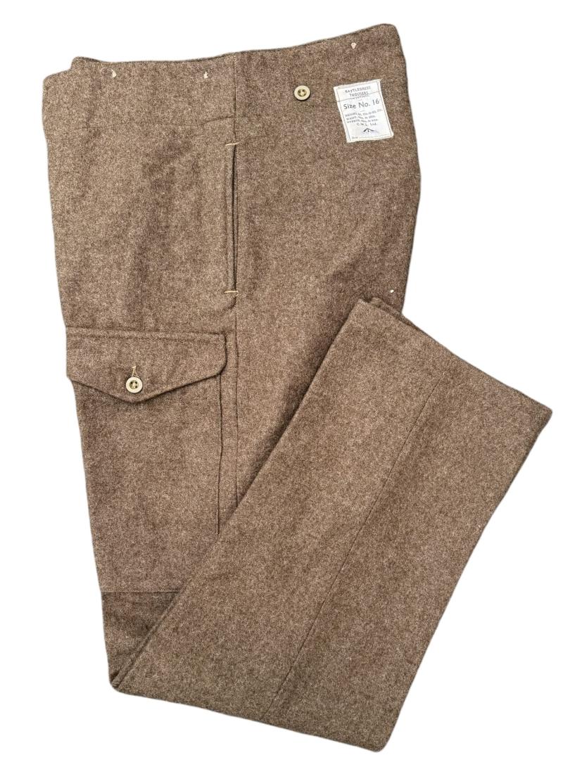 British WW2 P40 Battle Dress Trousers