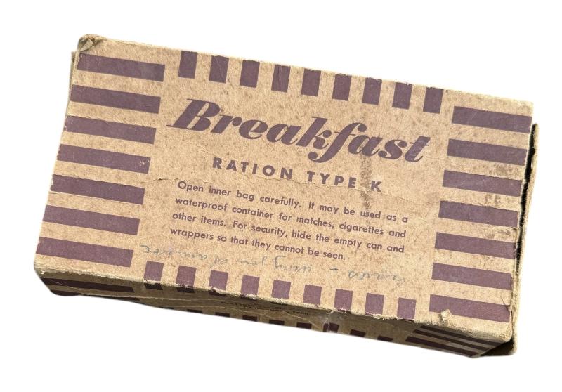 US WW2 Breakfast Ration Clipboard Box