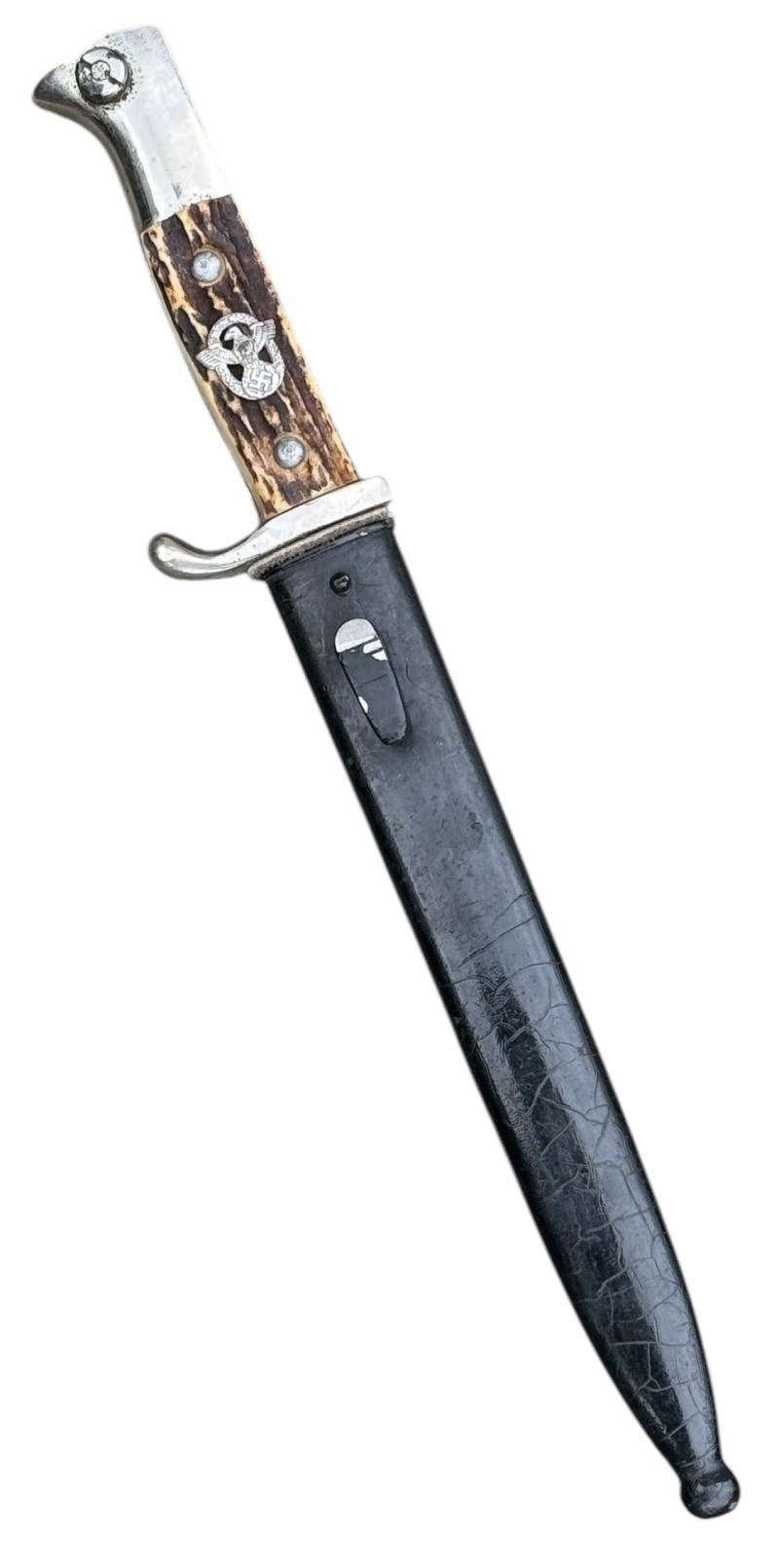 Third Reich Polizei engraved Dress Bayonet