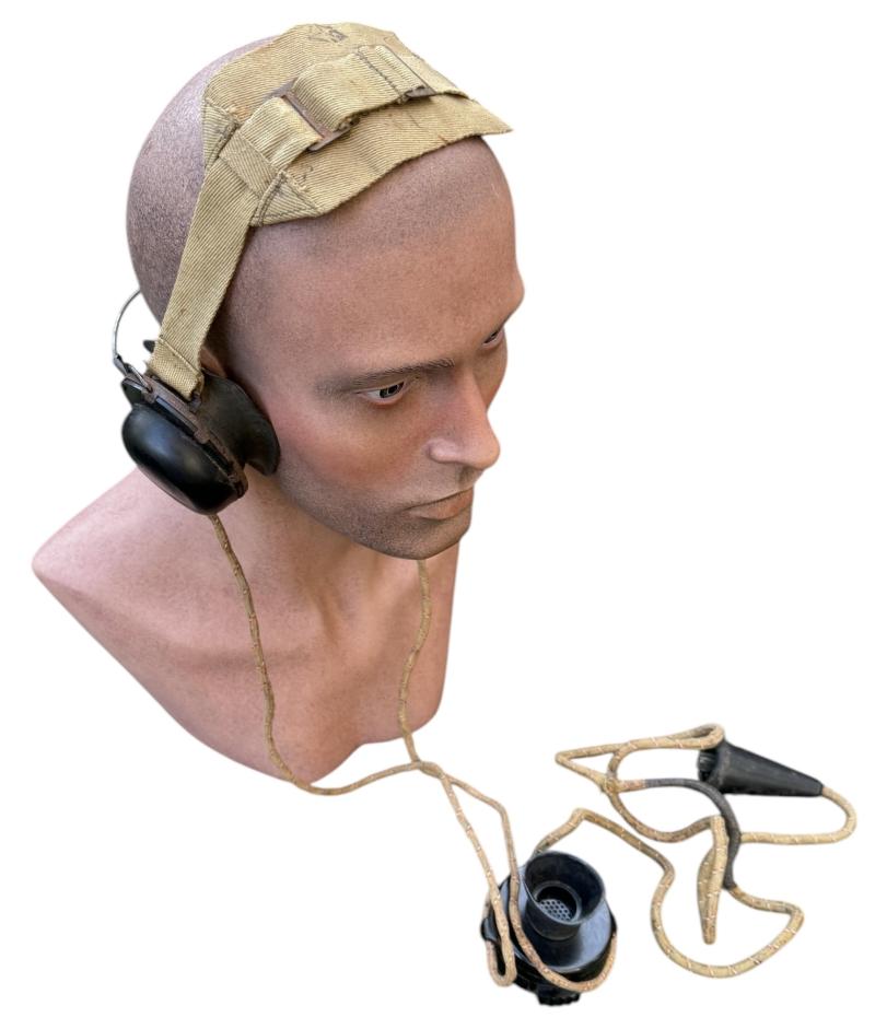 British WW2 Headphone/Microfoon Head Set