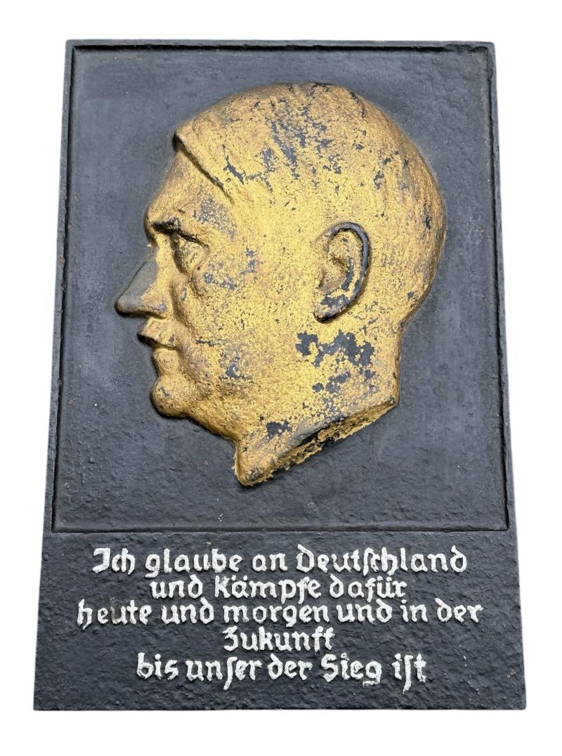 Adolf Hitler steel Wall Plaque