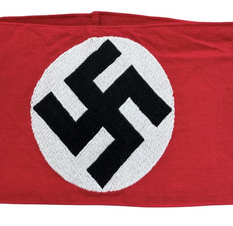 SA/NSDAP Armband with woven Swastika