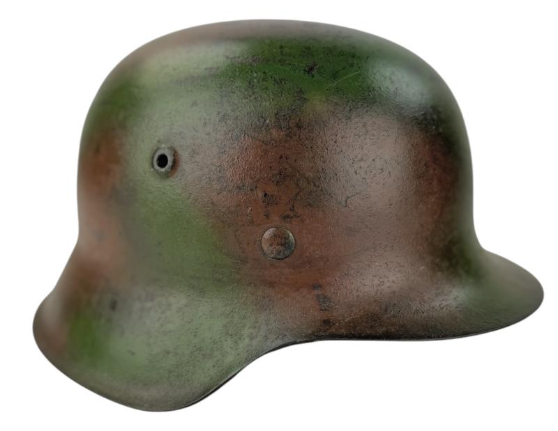 Wehrmacht M42 two tone Camo Helmet