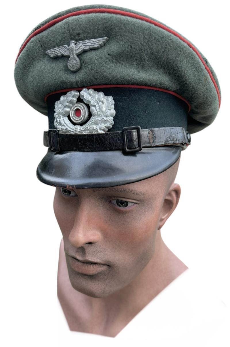 Wehrmacht NCO/Enlisted Artillery Visor Cap