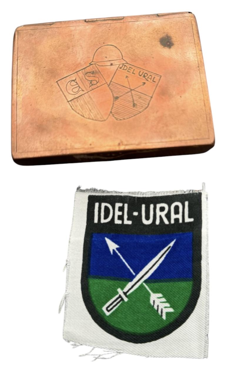 Ost Völker Idel-Ural Sleeve Shield and Tabaco Box