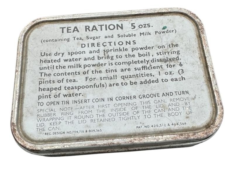 British WW2 Tea Ration Can