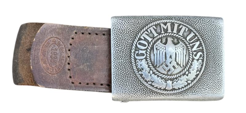 Wehrmacht Aluminium Belt Buckle