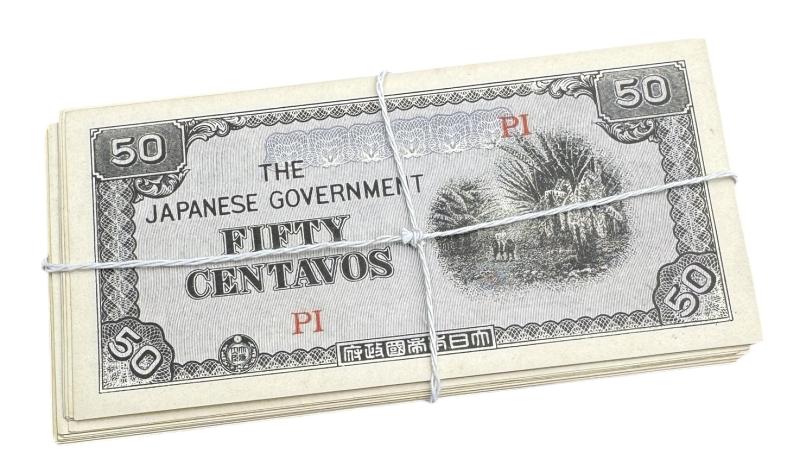 Bundle Japanese WW2 Occupation Money (Centavos)