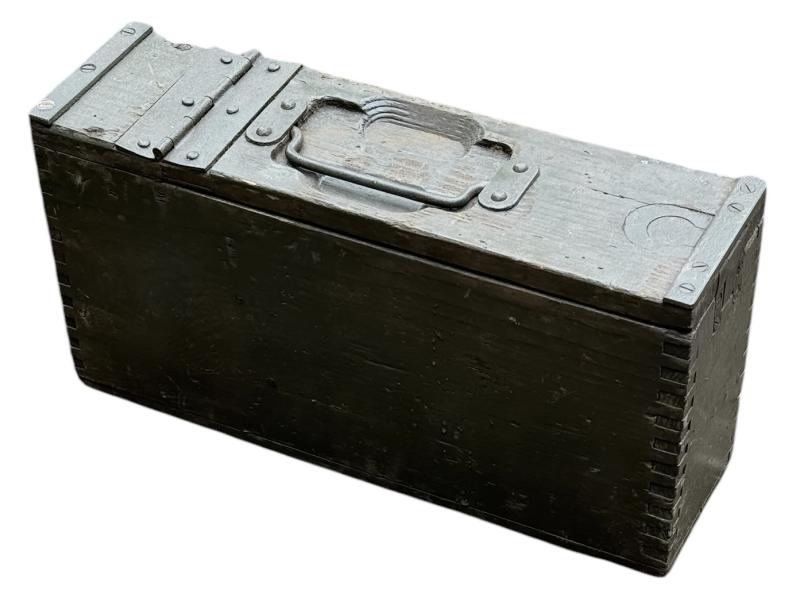 Dutch Pre WW2 wooden Ammunition Box (Case)