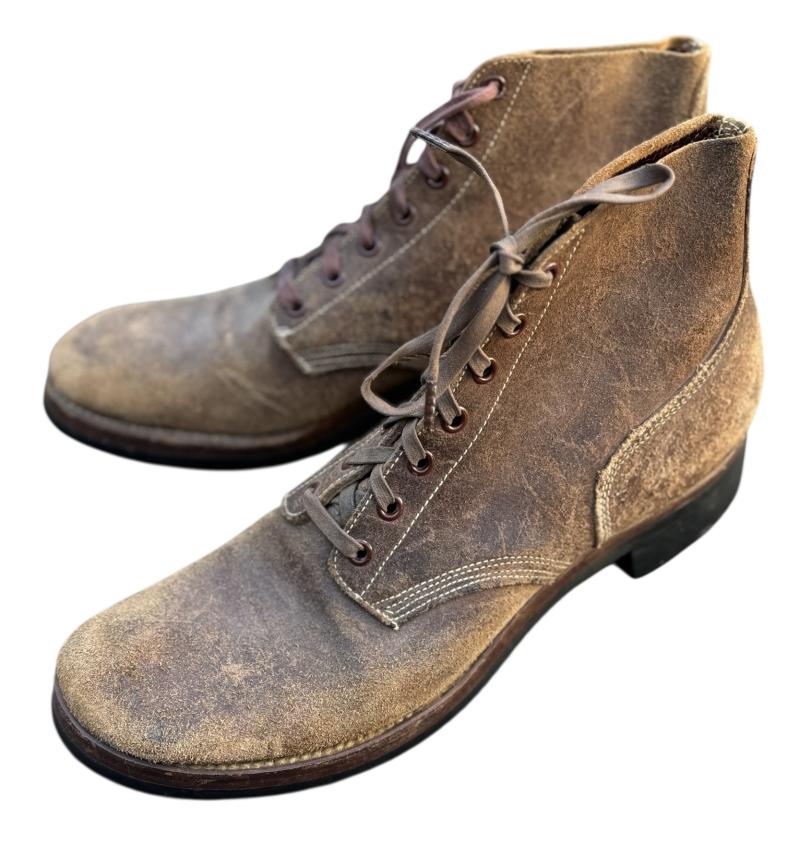 US WW2 Rough-Out Low Boots