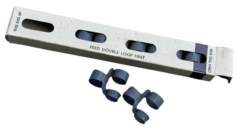 US WW2 .50 Cal. Belt links in package