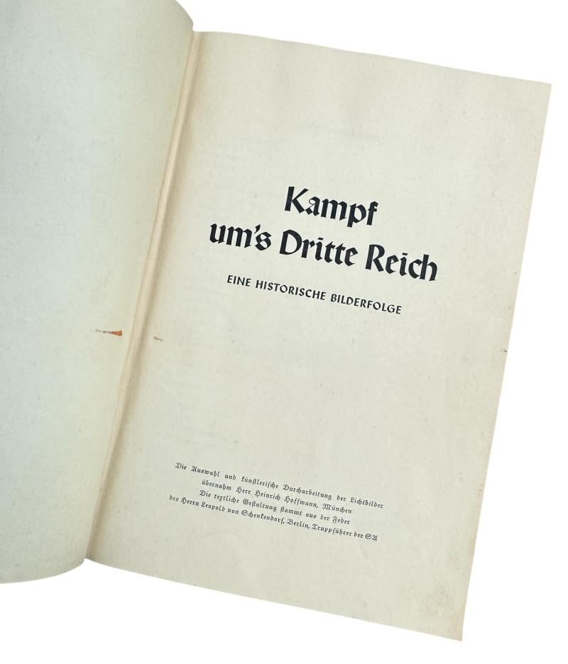 Cigarette pictures Album Kampf um’s Dritten Reich