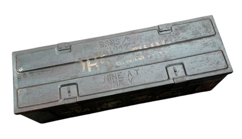 British WW2 steel Anti Tank Mine Case
