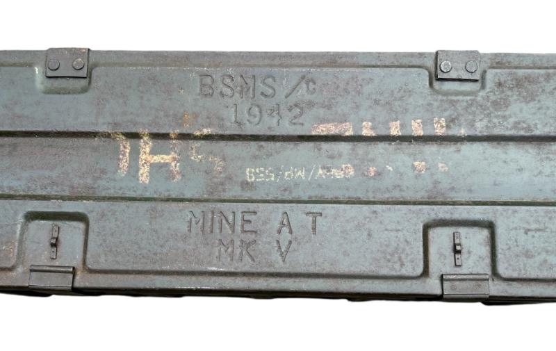 British WW2 steel Anti Tank Mine Case