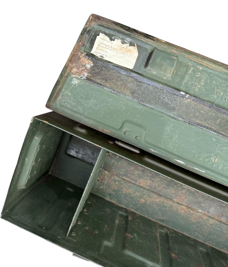 British WW2 steel Anti Tank Mine Case