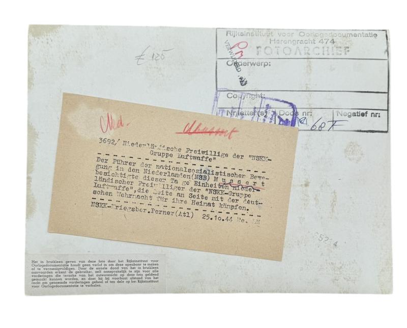 Wehrmacht Press Photographe Anton Mussert and NSKK Volunteers