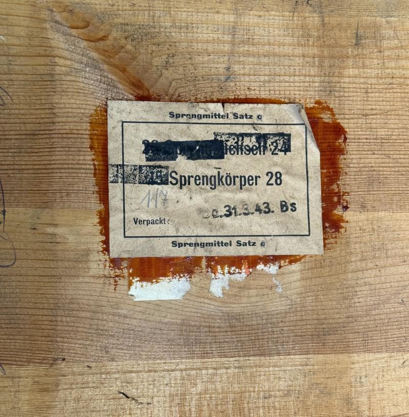 Wehrmacht wooden Tropical Ammunition Case