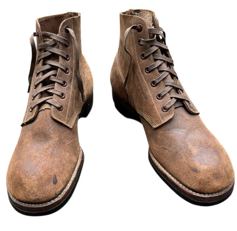 US WW2 Rough-Out Low Boots