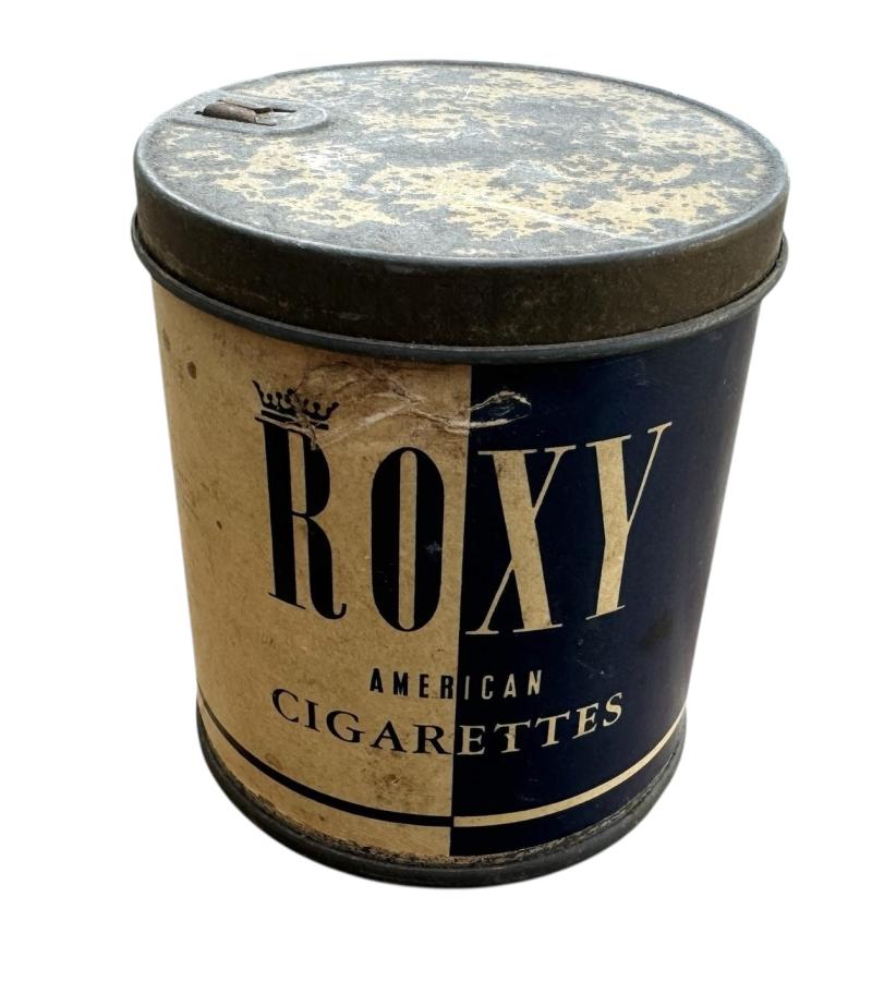British WW2 Roxy Cigarette Can