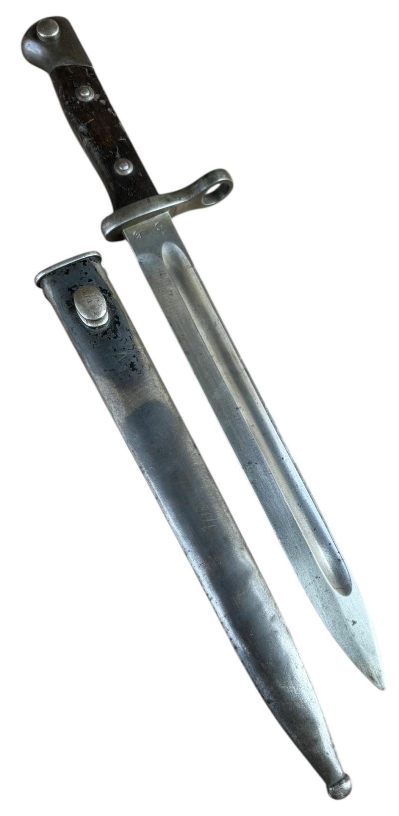 Model 1895 Mauser Bayonet for the Army of Chili