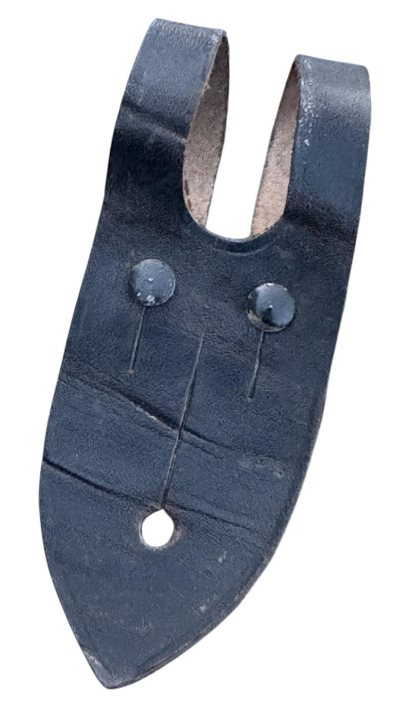 Wehrmacht Binoculars leather button attachment piece.