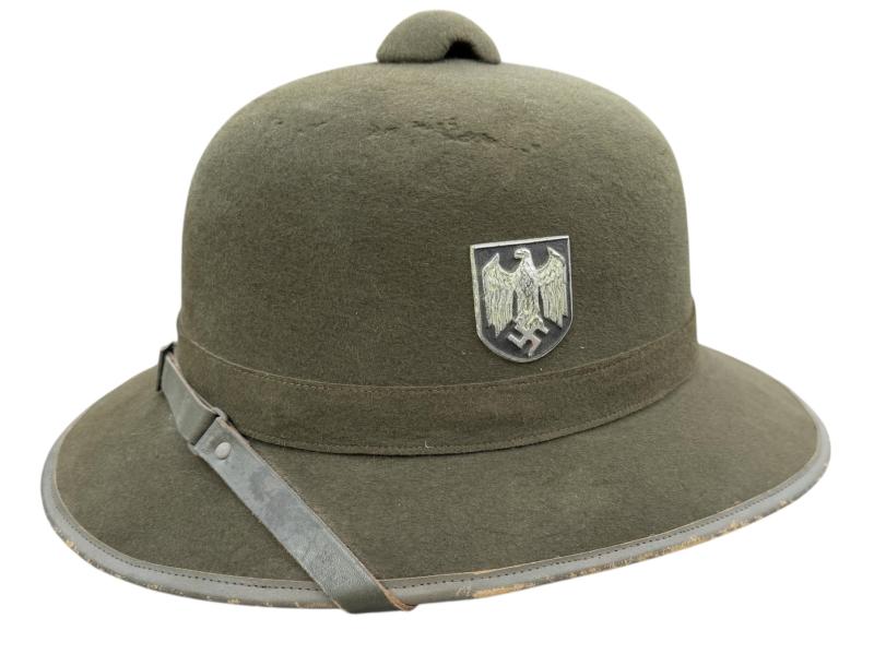 DAK Wehrmacht Tropical Pit Helmet