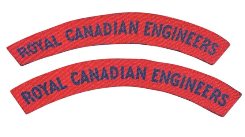 Royal Canadian Engineers Shoulder Titles