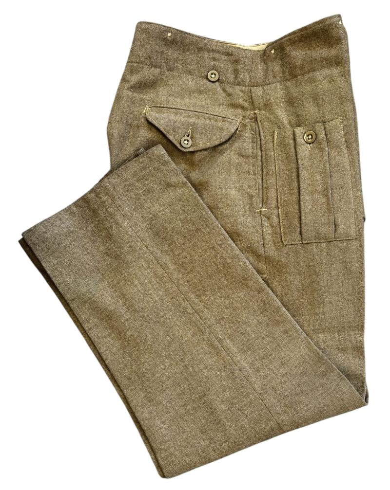 British WW2 P40 Battle Dress Trousers