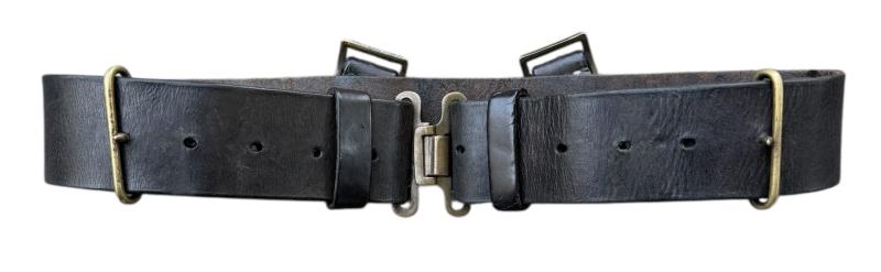 British WW2 early leather Combat Belt