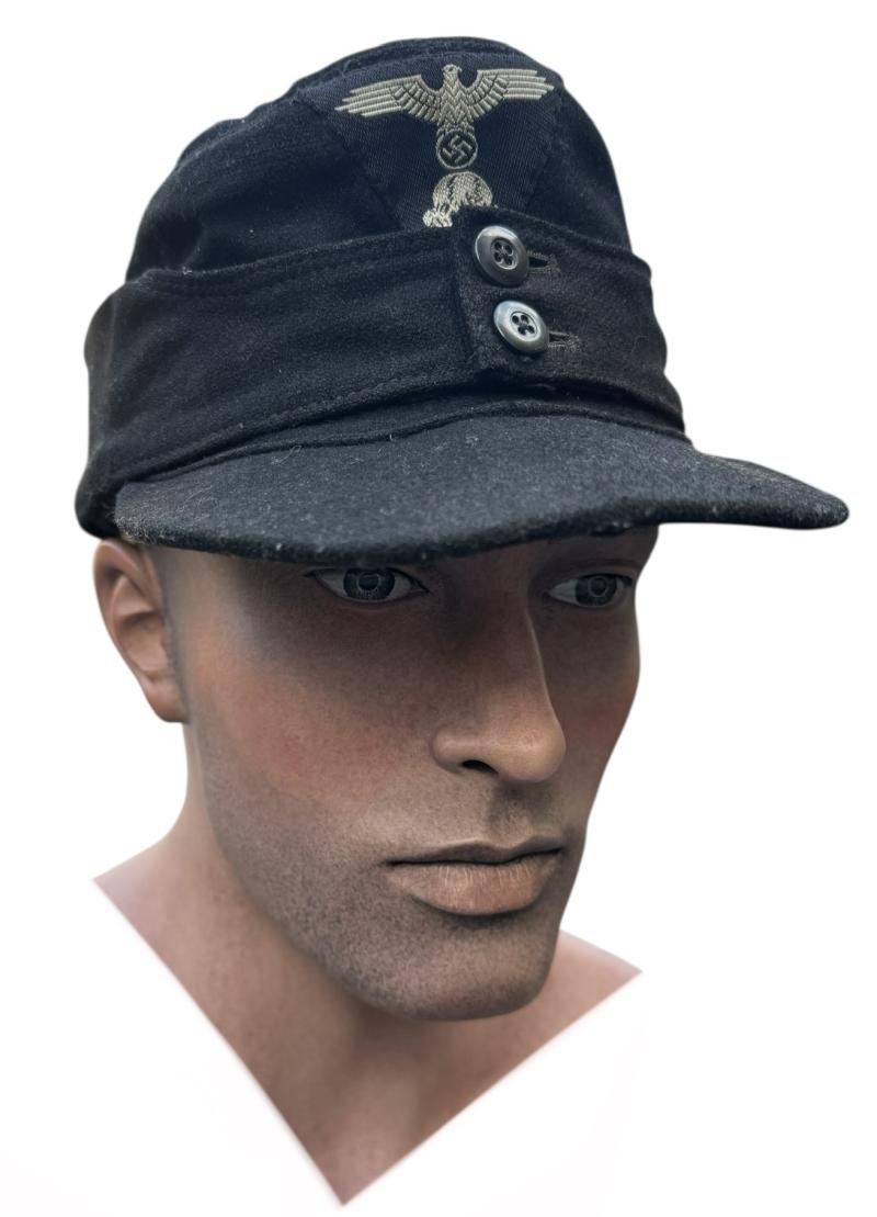 WaffenSS M43 Panzer Cap (Dauchau made)