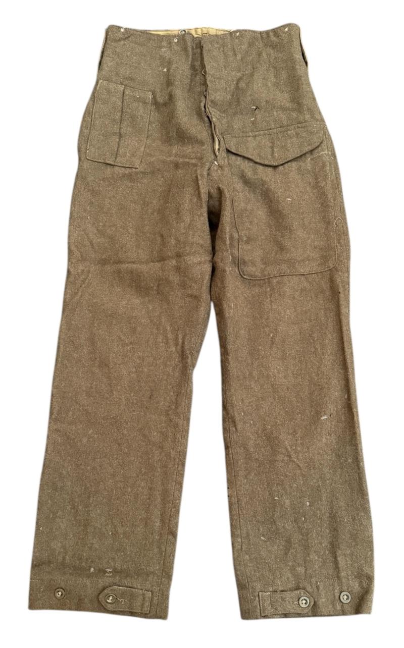 British WW2 P39 Battle Dress Trousers