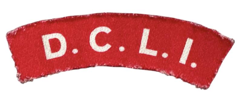 British WW2 single Shoulder Title D.C.L.I.
