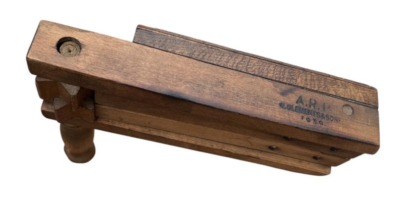 British/US WW2 Poison Gas Alarm Rattle