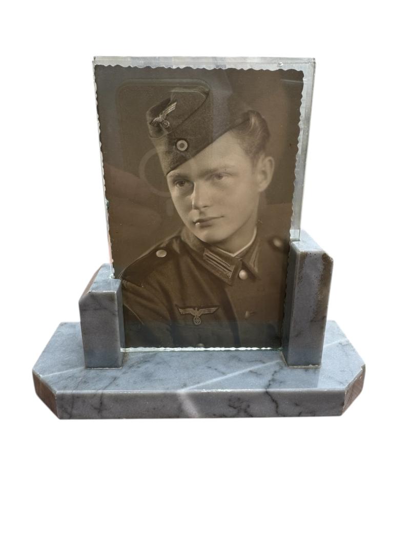 Framed Wehrmacht Portrait Photo