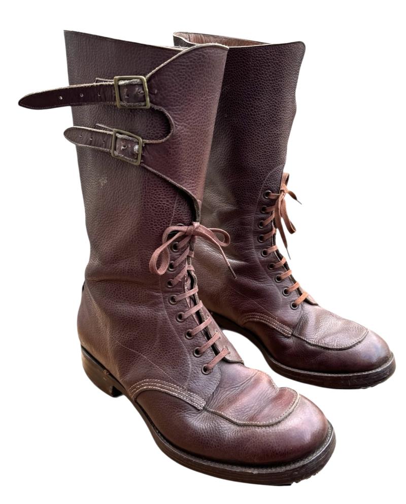 British WW2 Officers Buckle Boots