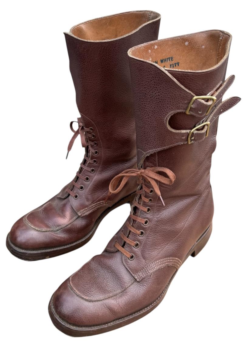 British WW2 Officers Buckle Boots