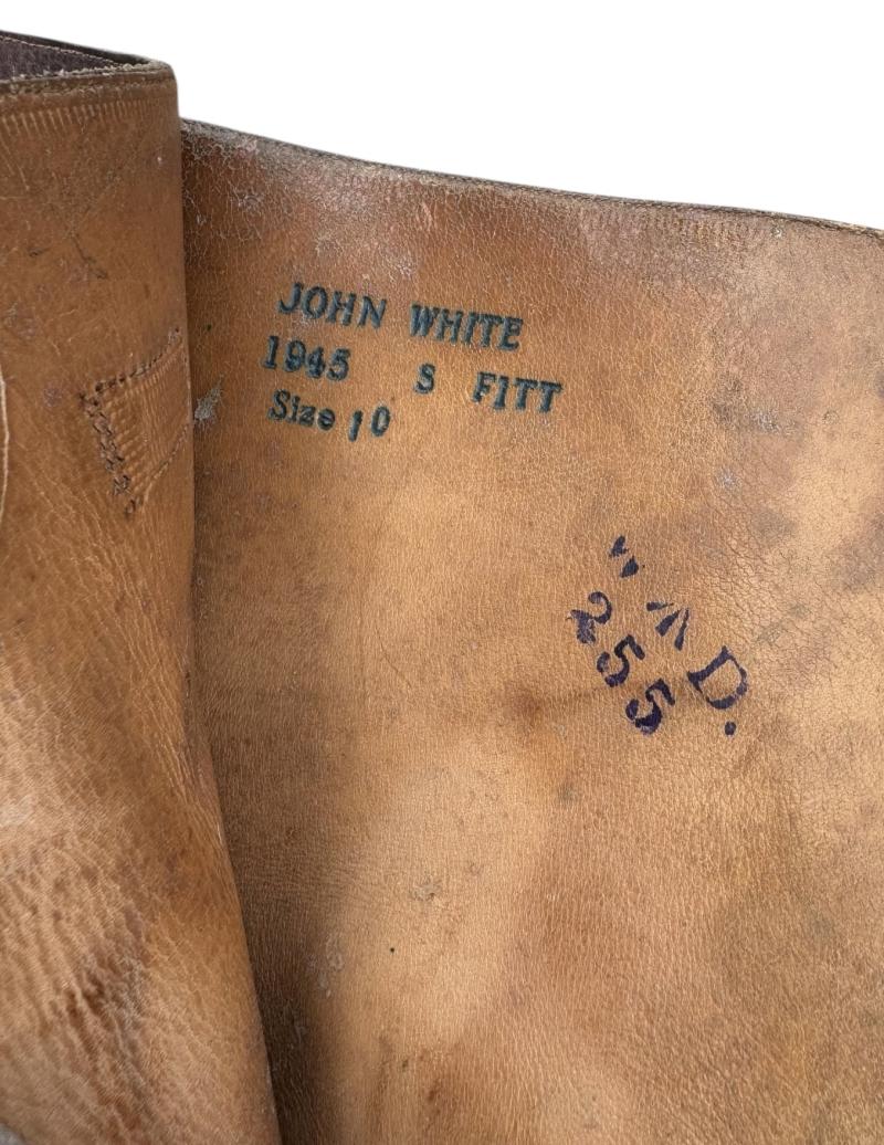 British WW2 Officers Buckle Boots