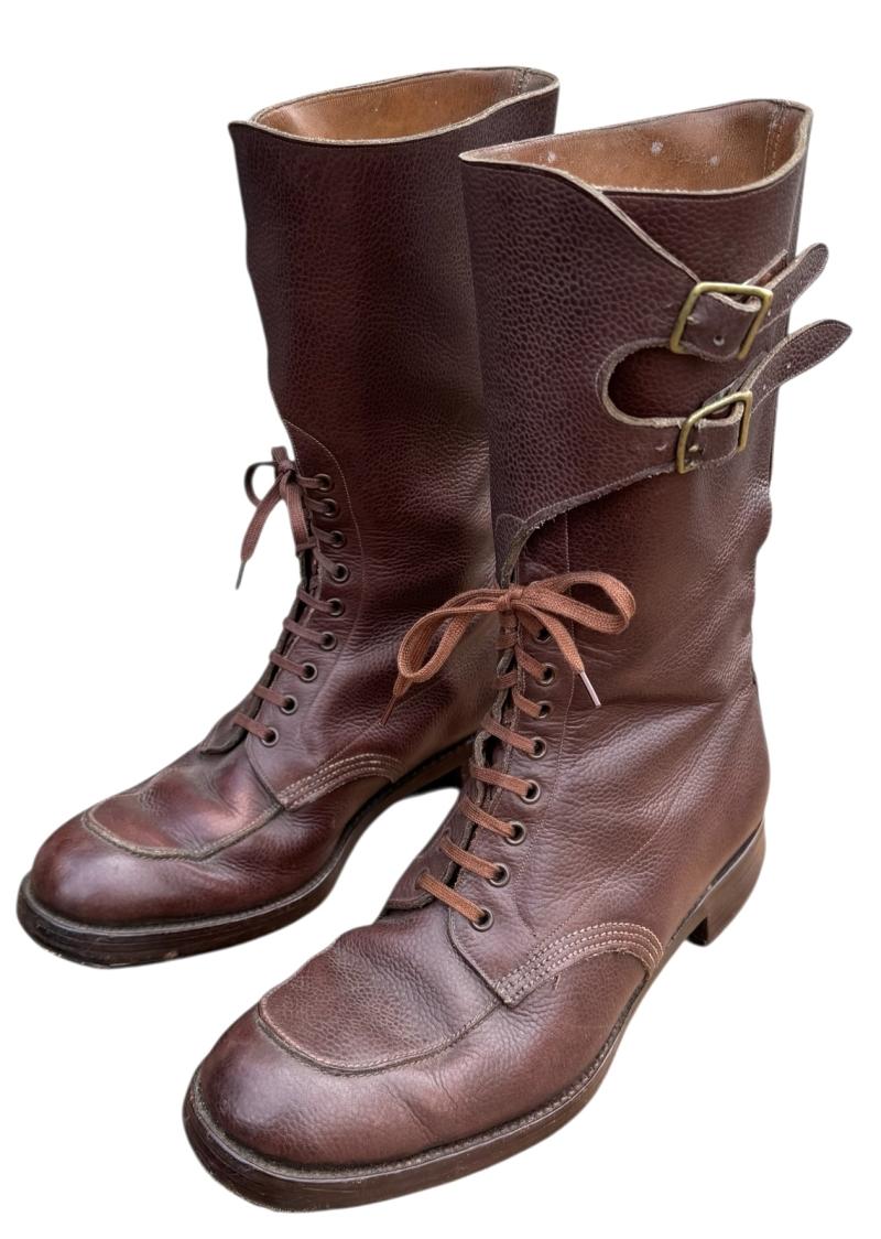 British WW2 Officers Buckle Boots