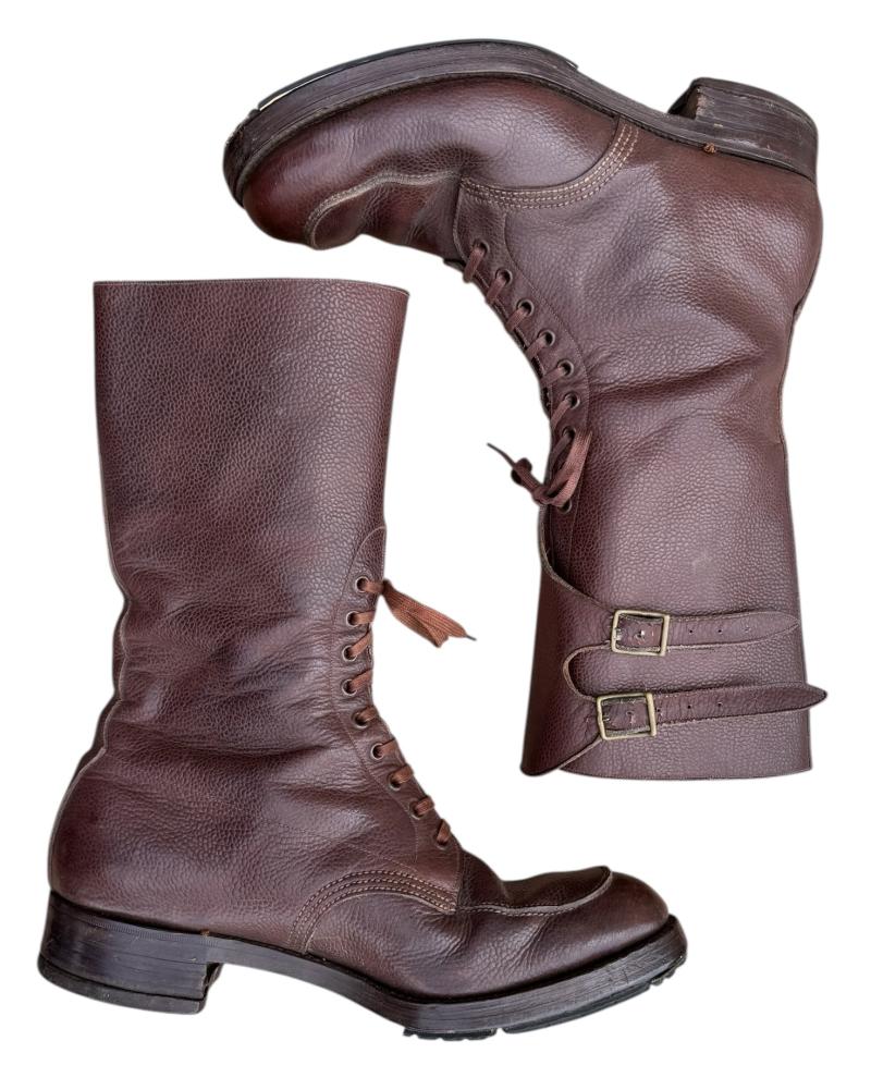 British WW2 Officers Buckle Boots