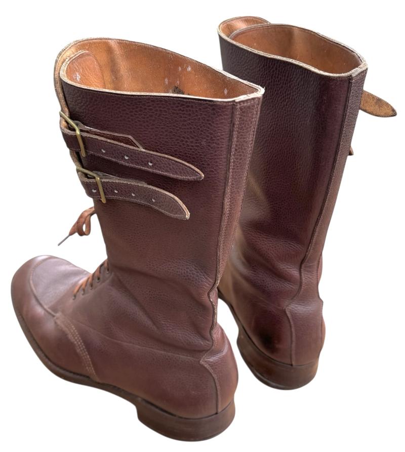 British WW2 Officers Buckle Boots