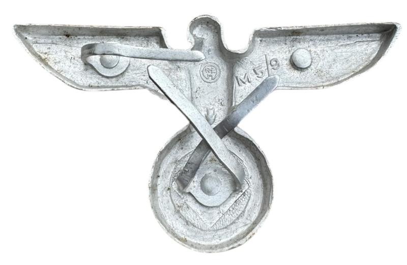 Third Reich Political aluminum Visor Cap Eagle