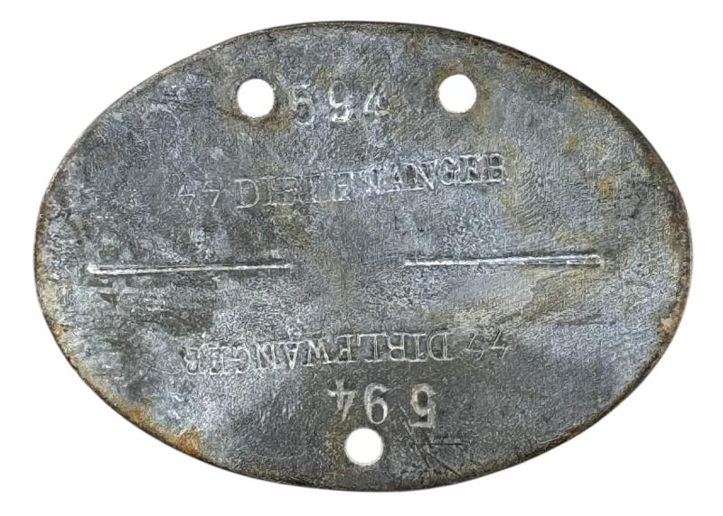 WaffenSS Erkennungs Marke “Dirlewanger”