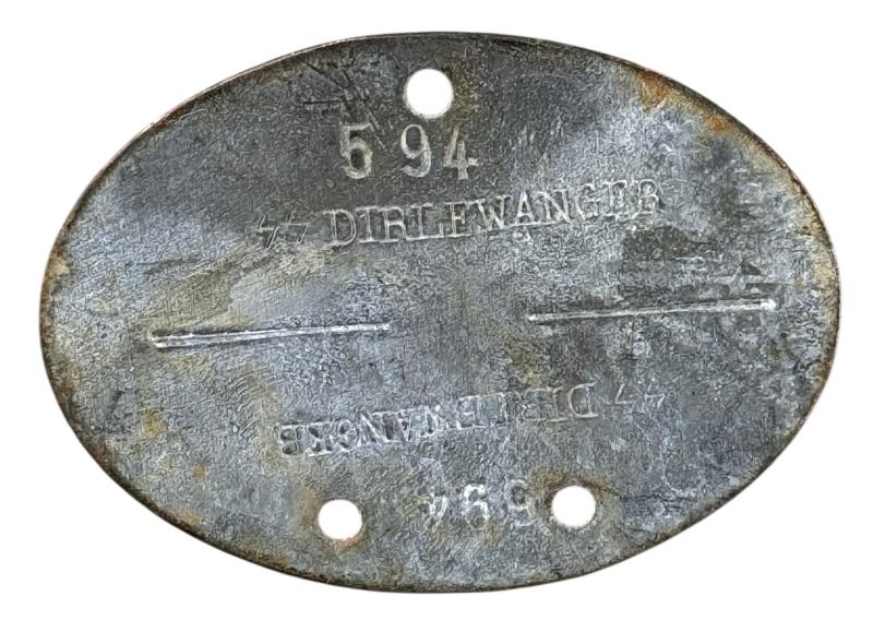WaffenSS Erkennungs Marke “Dirlewanger”